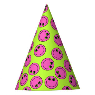 Rosa Gesichter Partyhütchen