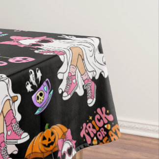 Rosa Gespenstermädchen Halloween Süß Gruselig Tischdecke
