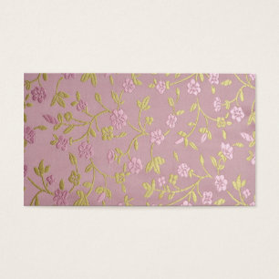 Rosa gestickte Blumen