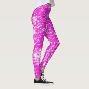 Rosa gestörter Blick Leggings