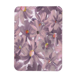 Rosa gestrichene Blume Magnet