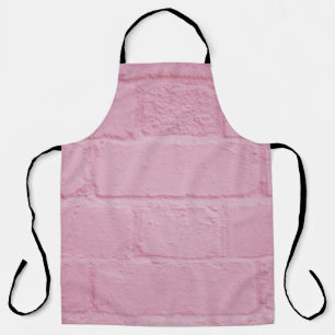 ROSA GESTRICHENE ZIEGELWAND SCHÜRZE