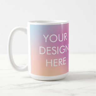 Rosa getönter groovy Custom-Mug Kaffeetasse