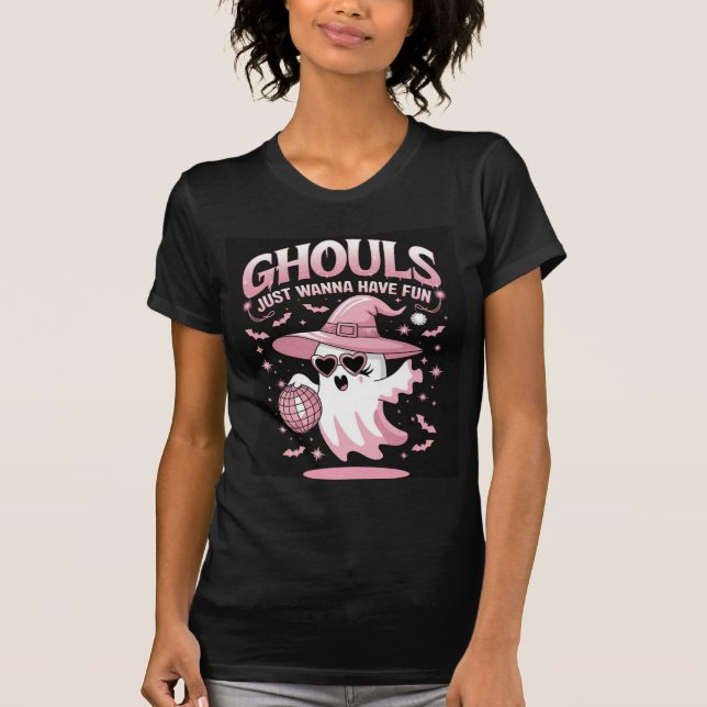 Rosa Ghouls T-Shirt (Vorderseite)