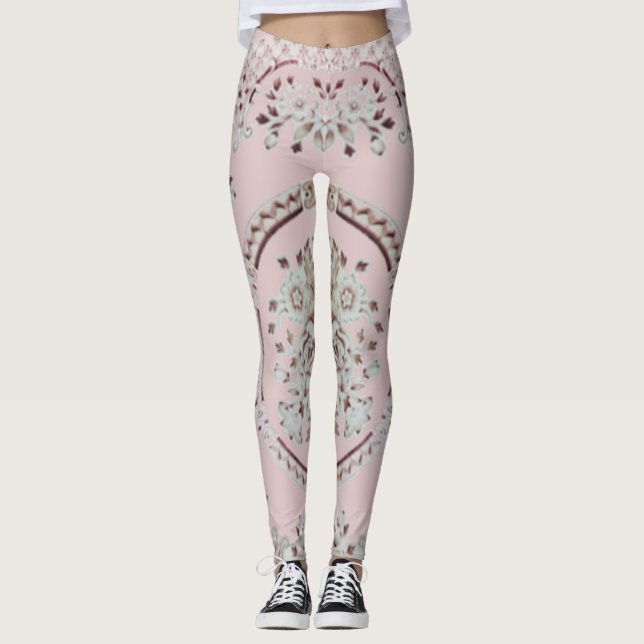 Rosa Gibson Leggings (Vorderseite)