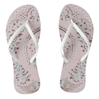 Rosa Gibson-Mädchen Flip Flops