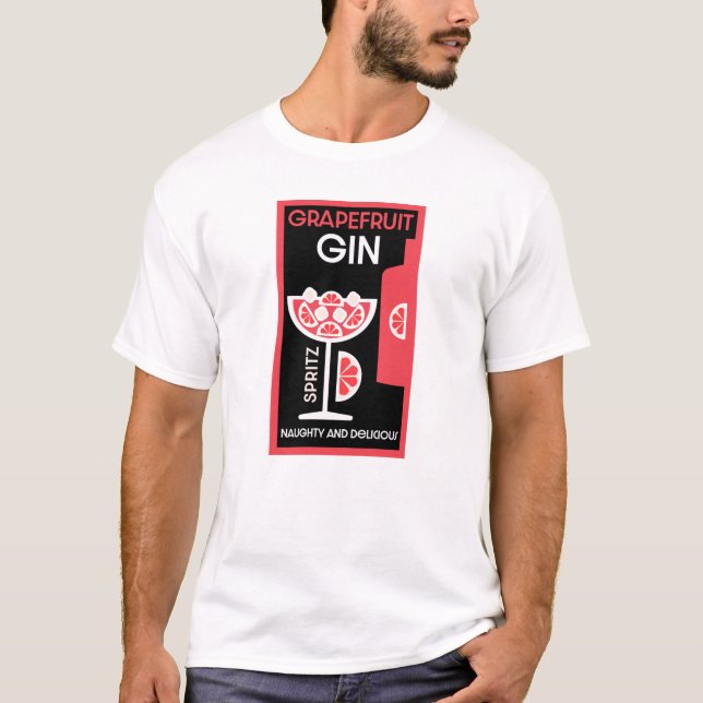 Rosa Gin T-Shirt (Vorderseite)