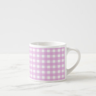 Rosa Gingham Espressotasse