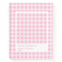 Rosa Gingham großer transparenter Rahmen
