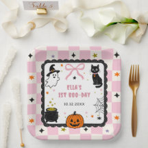 Rosa Gingham Halloween Geburtstagsfeier