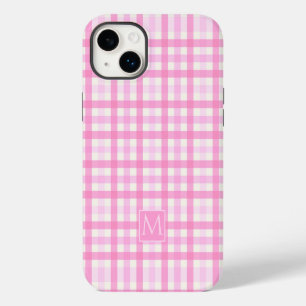 Rosa Gingham-Karo-Karo-Muster Case-Mate iPhone 14 Plus Hülle