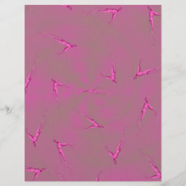 Rosa Ginseng-Mann-Schabblattpapier 2-seitige Seite