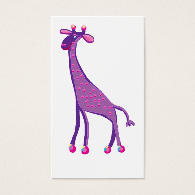 Rosa Giraffe (Vorderseite)