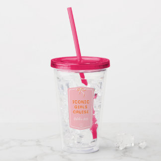 Rosa Girls Cruise Cup Acryltrinkbecher