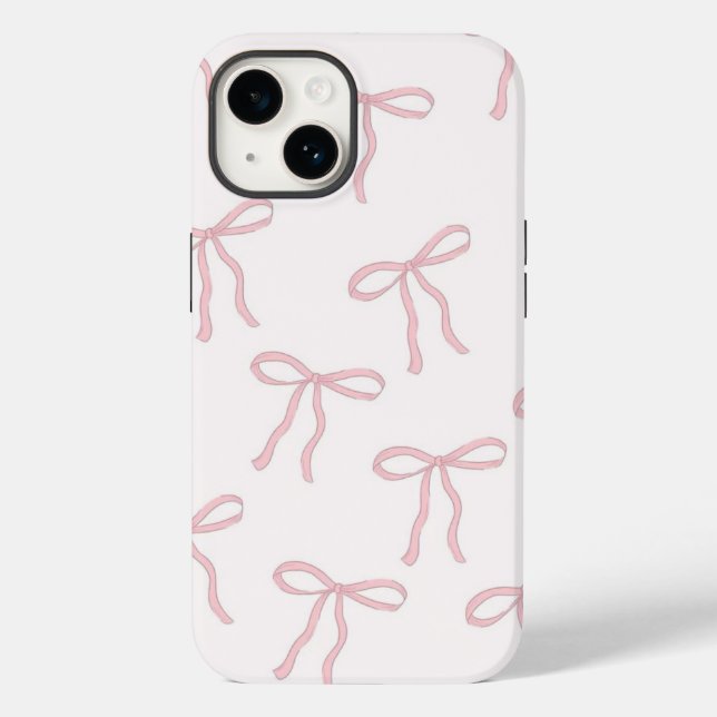 Rosa-Girly-Schale kleine Drosselklötze Case-Mate iPhone Hülle (Rückseite)