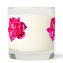 Rosa Glas Kerzenhalter