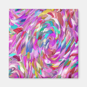 Rosa Glas Magnet