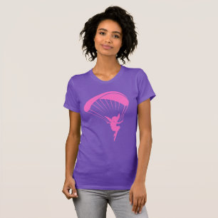 Rosa Gleitschirmfliegen-Elf-T-Shirt T-Shirt