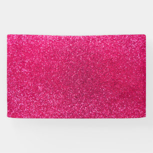 Rosa Glitter der Rose Banner