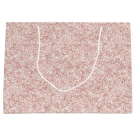 Rosa Glitter-Glanz Geburtstag Große Geschenktüte