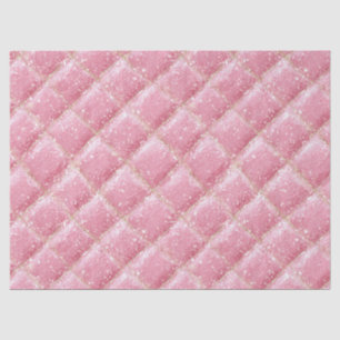 Rosa Glitter-Harlekin-Glamour Seidenpapier