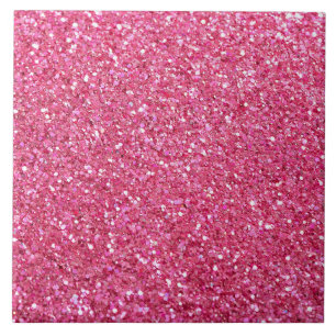 Rosa Glitter-Look, Fliese