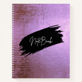 Rosa Glitter-Notizbuch - Rose Gold Ästhetik Spiral Notizbuch