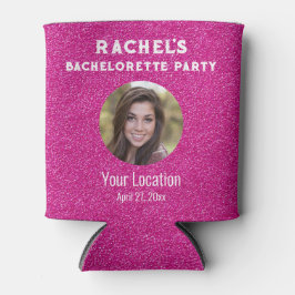 Rosa Glitzer Bacherolette Gastgeschenk Bridge Foto Dosenkühler