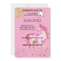 Rosa Glitzer Birthday