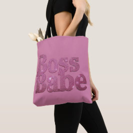 Rosa Glitzer Boss Babe