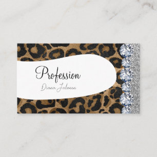 Rosa Glitzer Chic Gold Artist Rose Gold Visitenkarte