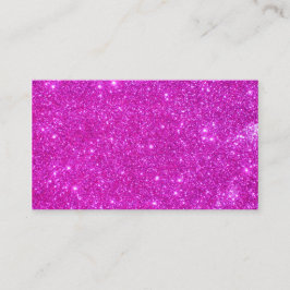 Rosa Glitzer-funkelnd Geschäfts-Karten Visitenkarte