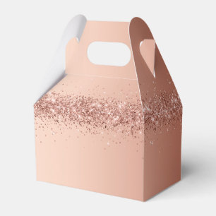 Rosa Glitzer Gestalten Sie Ihr eigenes Gefallen Geschenkschachtel