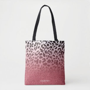 Rosa Glitzer-Leopard-Haut