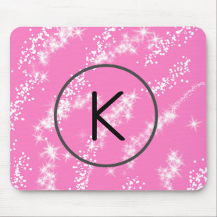 Rosa Glitzer Mousepad