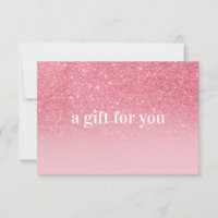 Rosa Glitzer Ombre Salon Makeup Boutique