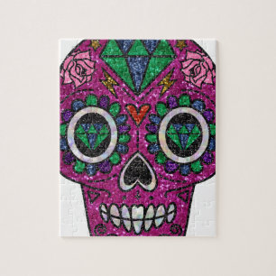 Rosa Glitzer Puzzle