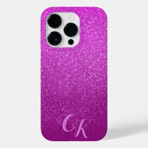 Rosa Glitzer Shimmer Personalisiert Handy Case