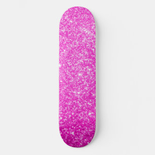 Rosa Glitzer Skateboard