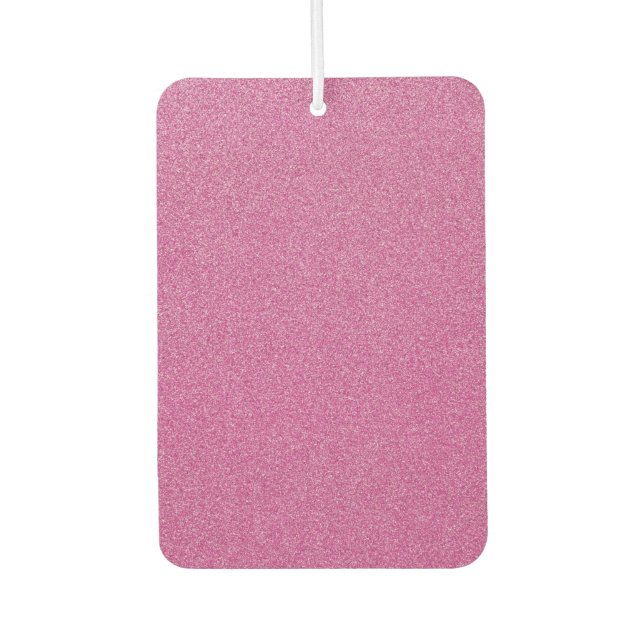 Rosa Glitzer, Sparkle, Hintergrund des Glitzer Autolufterfrischer (Vorderseite)