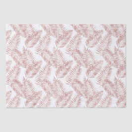 Rosa Glitzer Tropische Blätter Seidenpapier
