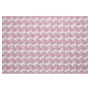 Rosa Glitzern auf Weiß. Stoff