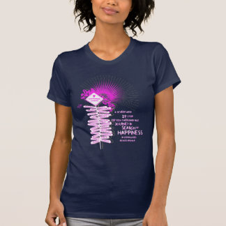 Rosa glückliches T-Shirt