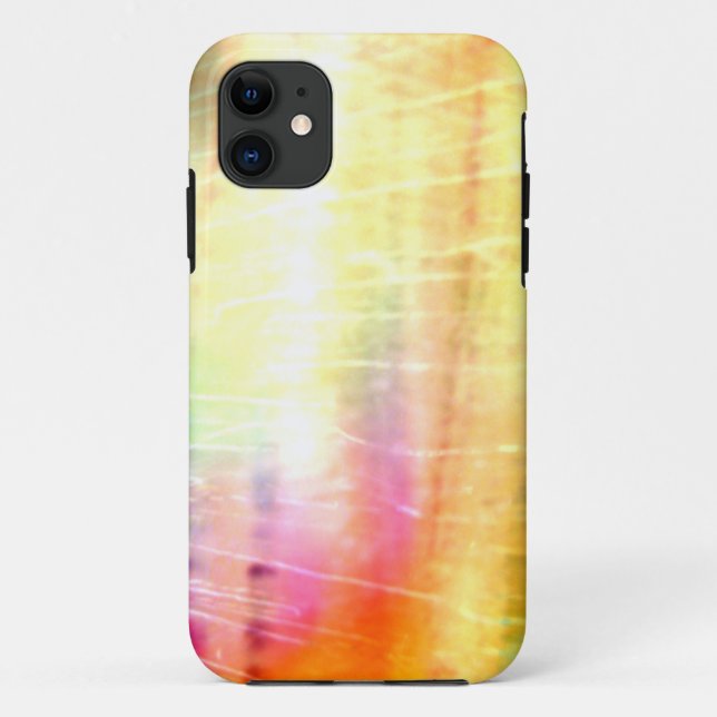 Rosa Gold Abstrakte Kunst Case-Mate iPhone Hülle (Rückseite)