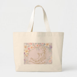 Rosa Gold Elegante Wiegen-Babytasche Jumbo Stoffbeutel