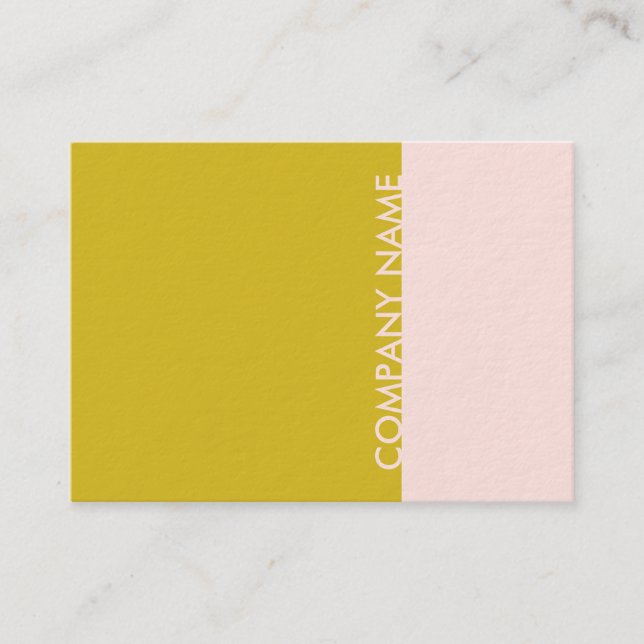 Rosa Gold Moderne Visitenkarte (Vorderseite)