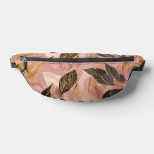 Rosa Gold Popular Boho Blätter Collection Bauchtasche