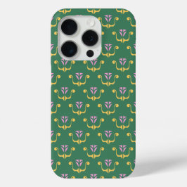 Rosa Gold und grüner Kamm Sommer-Spaß Case-Mate iPhone Hülle