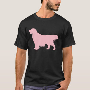 Rosa Golden Retriever Silhouette T-Shirt