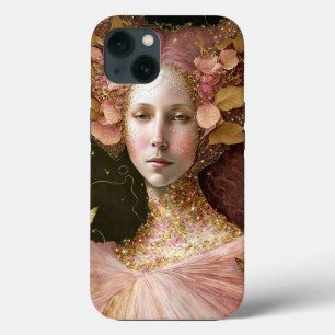 Rosa goldene Fee Fantastische Kunst Case-Mate iPhone Hülle